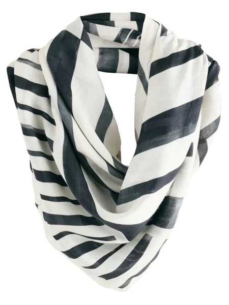 Next Fular negru alb