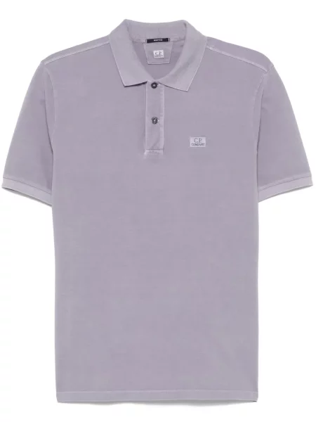 Polo C.p. Company cu broderie violet