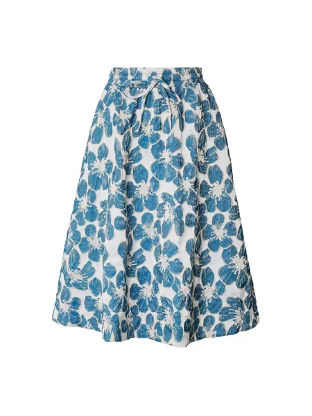 Lollys Laundry Fustă Bristol albastru / auriu alb