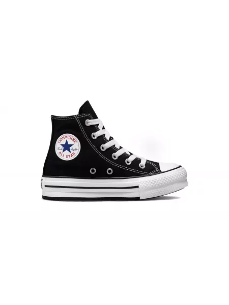 Sneakersy Converse Chuck Taylor All Star na platformie czarne