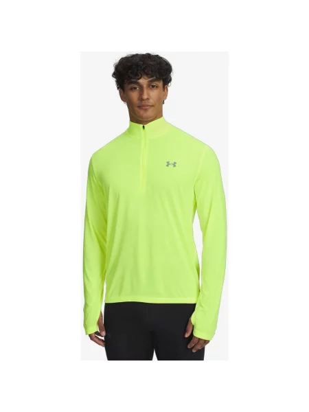 Koszulka Under Armour Launch half-zip z długim rękawem XXL zielona