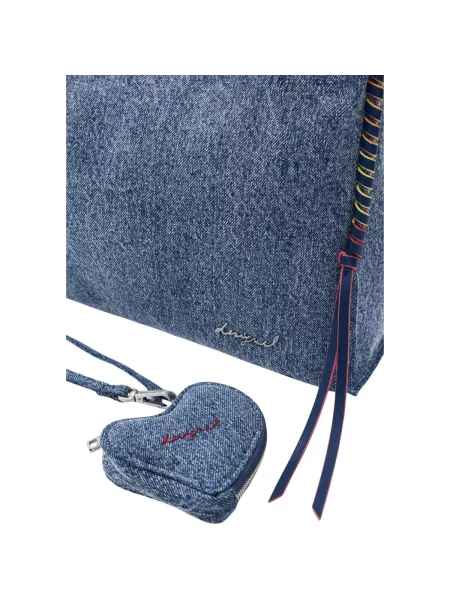 Desigual Taška přes rameno džínovina modrá