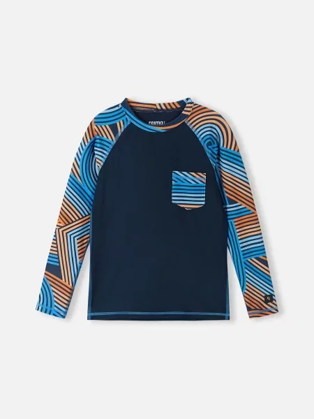 Костюмный переработанный лонгслив Reima синий