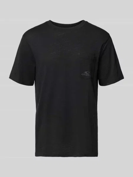 T-shirt z kieszenią na piersi O'neill czarna