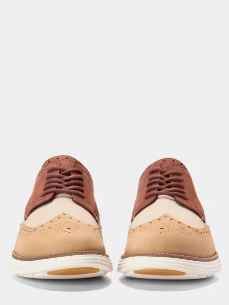 Кожаный оксфорды Cole Haan бежевый
