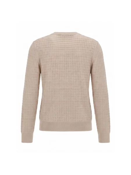 Sweter Boss beżowy