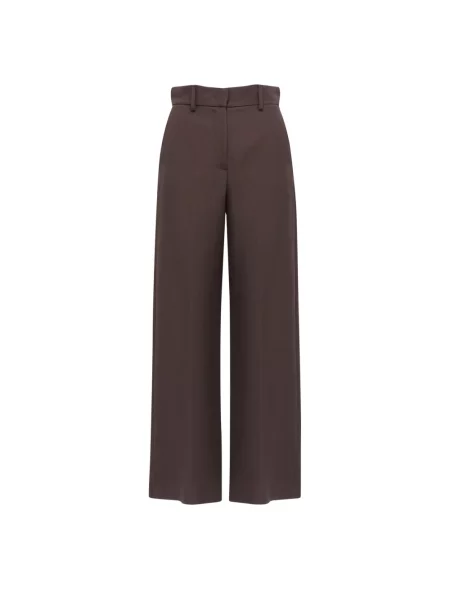 Spodnie Weekend Max Mara brązowe