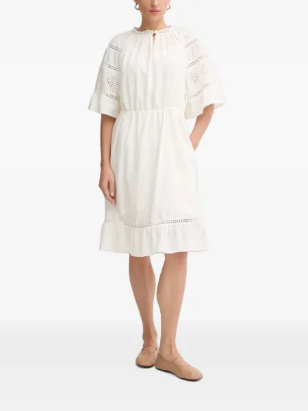Rochie mini Marc O'polo cu broderie alb