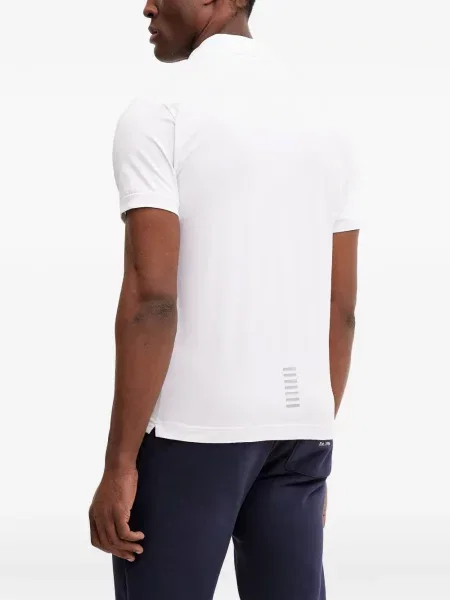 Μικρός polo Ea7 Emporio Armani με σχέδιο λευκό