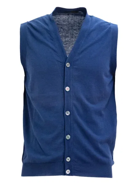 Kamizelka Zanone niebieska