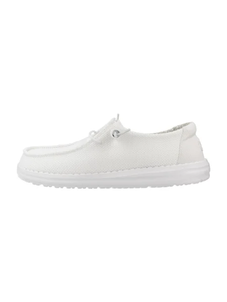 Pantofi Heydude stretch alb