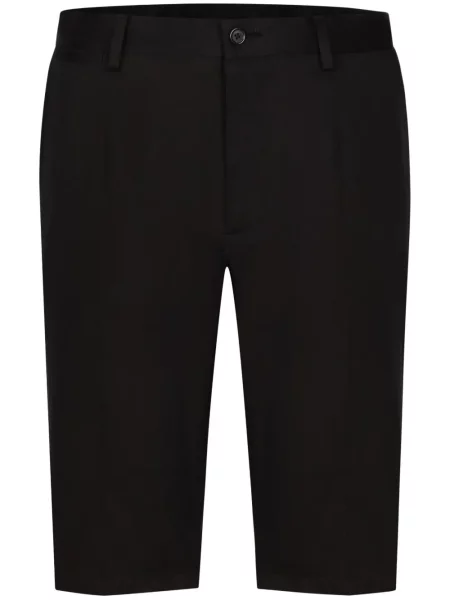 Pantaloni scurți Dolce & Gabbana cu broderie negru