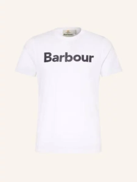Barbour Tričko Halstow / tmavě modrá bílá