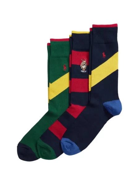 Маратонки Polo Ralph Lauren с връзки с дантела с автограф синьо