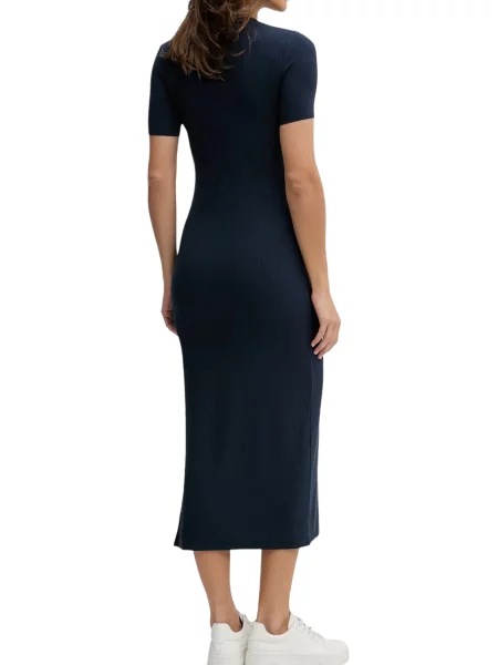 Sukienka jeansowa Calvin Klein do kolan czarna