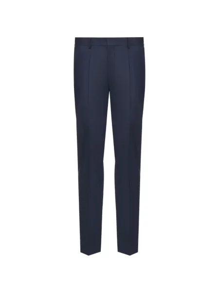 Oblekový jednořadý oblek Boss modrý