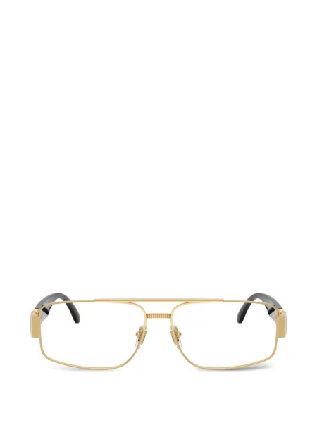 Pravokutne sunčane naočale Versace Eyewear zlatna
