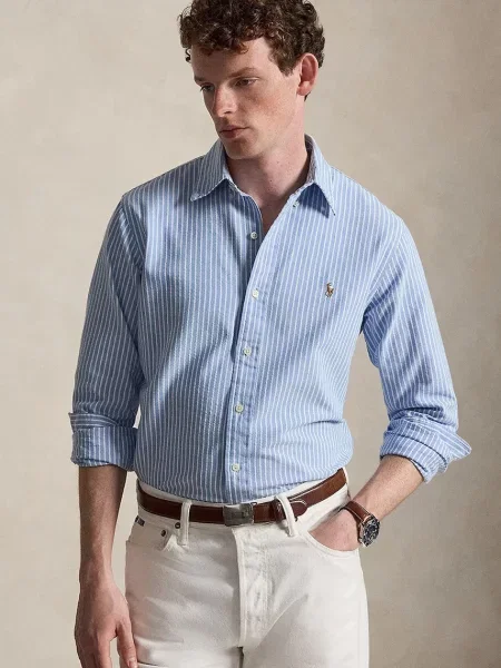Polo Ralph Lauren cămașă pentru bărbați din albastru