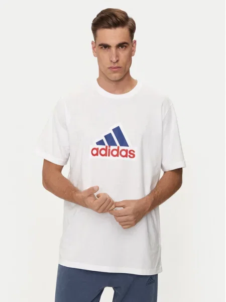 ADIDAS PERFORMANCE Tricou funcțional albastru / roșu alb