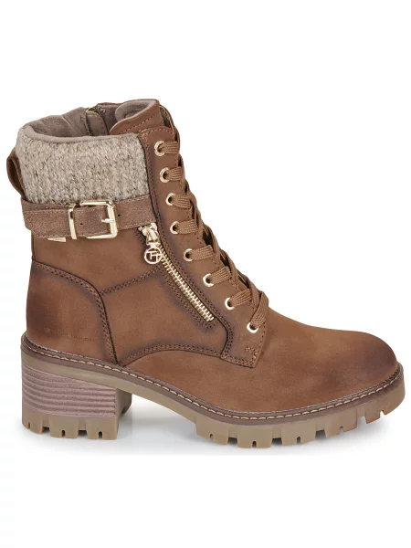 Pantofi Tom Tailor cu chihlimbar maro