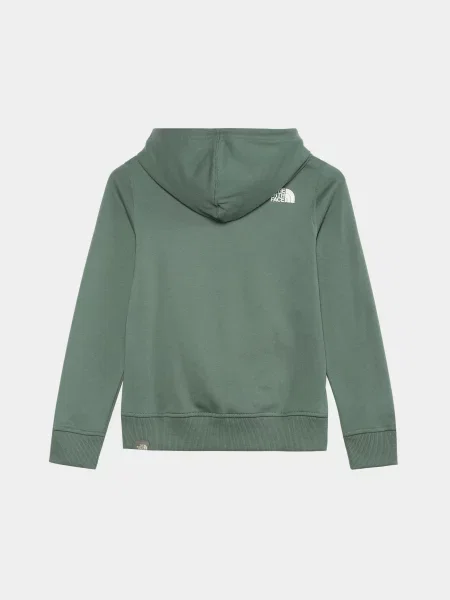 Детское худи The North Face зеленое