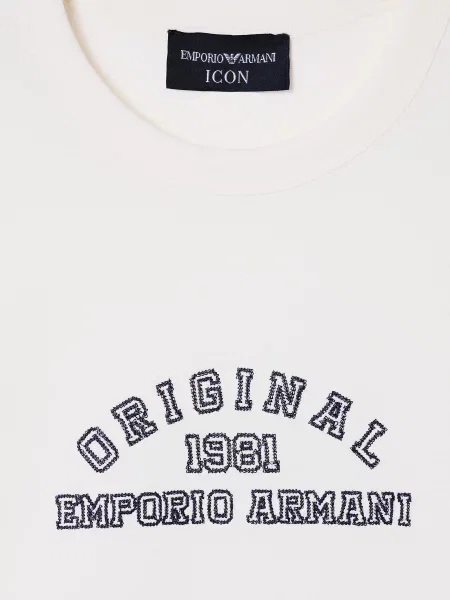 Футболка Emporio Armani молочний