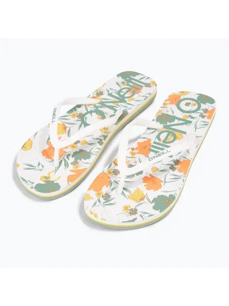 Papuci pentru femei O'Neill Profile Graphic white bluemchem alb