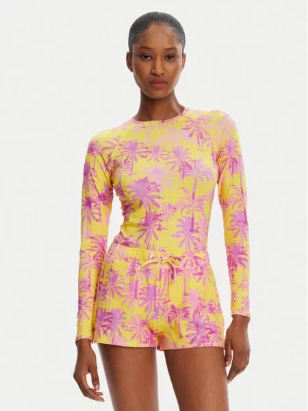 Banana Moon Koszulka do pływania Oohla Print żółty