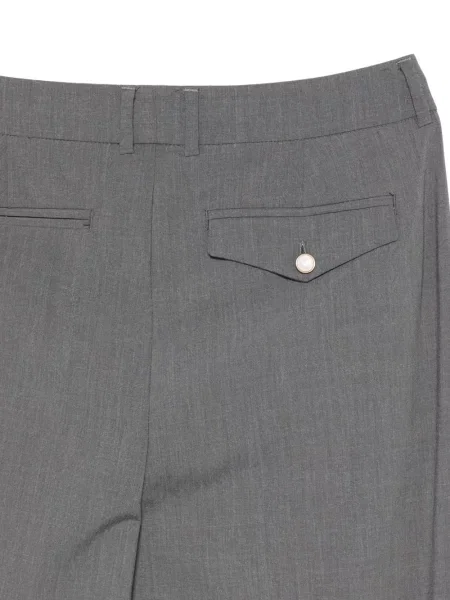 Pantaloni Thestroy plisate gri