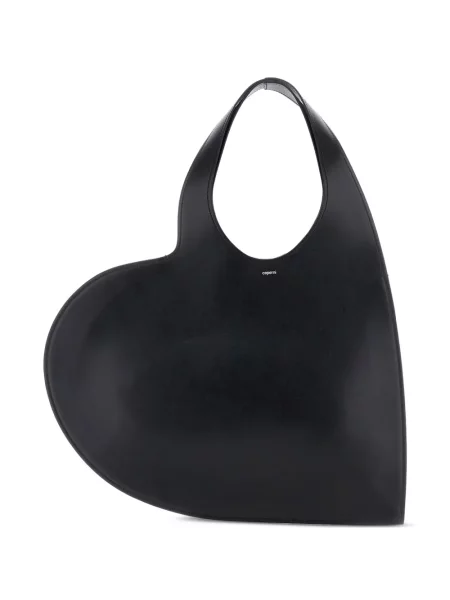 Geantă Coperni cu motiv cu inimi negru