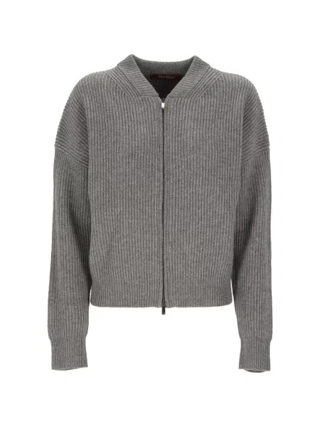 Cardigan Max Mara tricotate gri