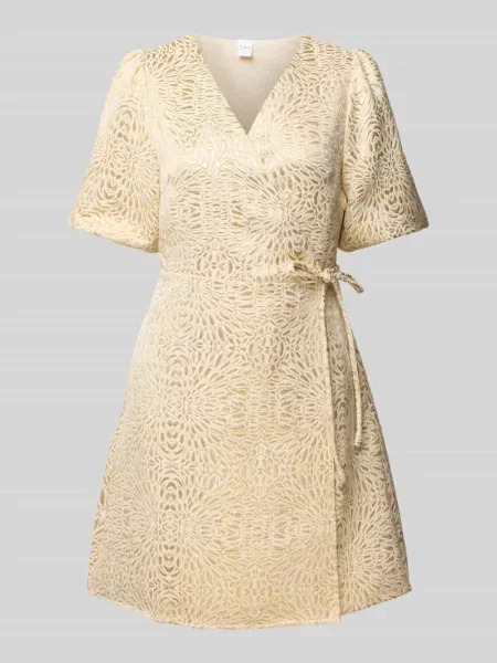 Sukienka kopertowa z bufiastymi rękawami model ‘JACKY’ Y.a.s