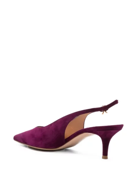 Pantofi cu toc Gianvito Rossi slingback violet