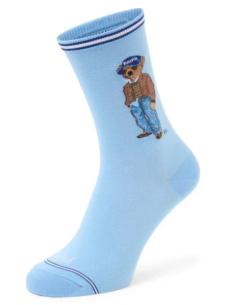 Polo Ralph Lauren skarpety niebieskie