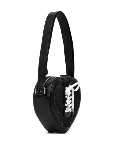 Geantă Ambush cu motiv cu inimi negru