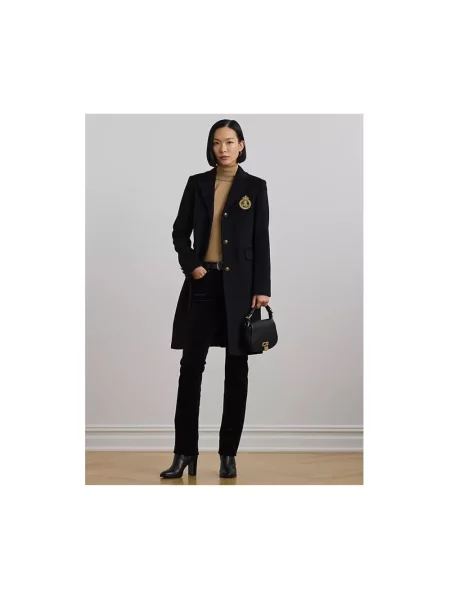 Ralph Lauren Płaszcze Kobieta S Płaszcz jednorzędowy Lauren Ralph Lauren czarny