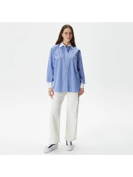 Рубашка Lacoste голубая