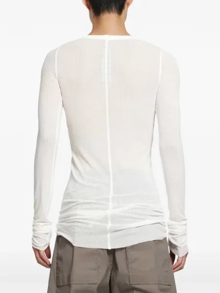 Lung tricou Rick Owens alb