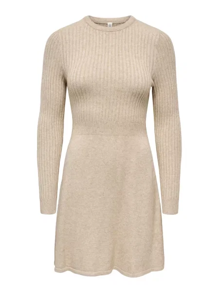 ONLY Rochie tricotat ONLFia amestecat bej