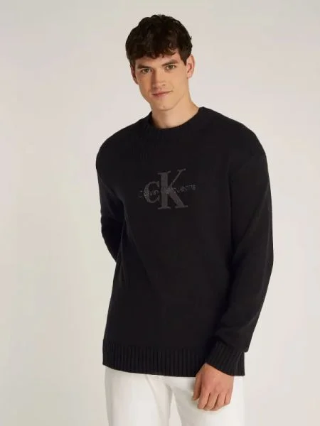 Calvin Klein Jeans Pulover negru