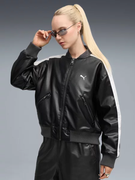 Бомбер Puma черный