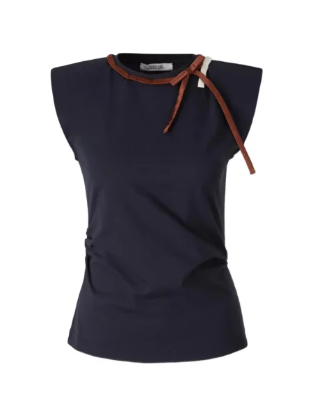 Tricou Dorothee Schumacher cu volane negru