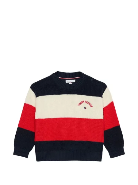 Sweter dziecięcy Tommy Hilfiger niebieski