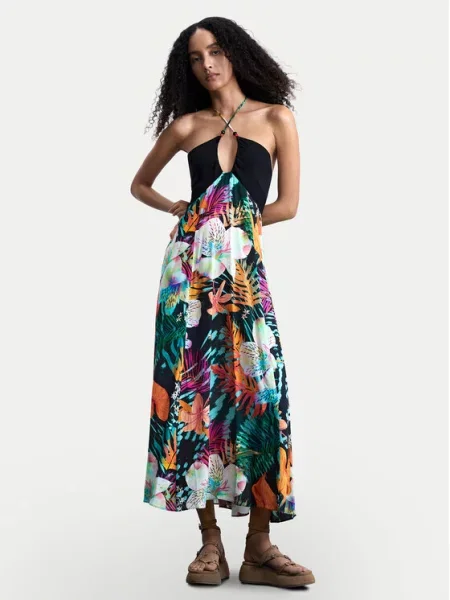 Desigual Φόρεμα καλοκαιρινό Daikiri Cord Έγχρωμο