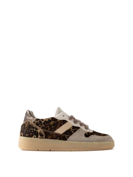 Sneakersy D.a.t.e. skórzane beżowe