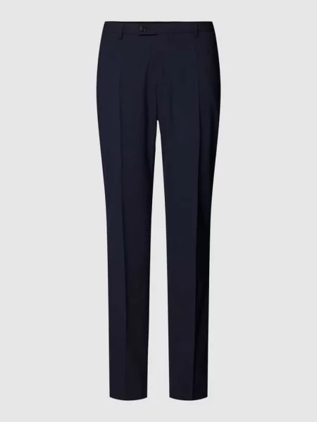 Spodnie garniturowe o kroju slim fit z dodatkiem wełny model „Cedric” Cg - Club Of Gents