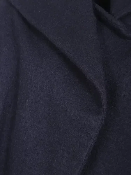 Geacă Yohji Yamamoto asimetrică drapată albastru