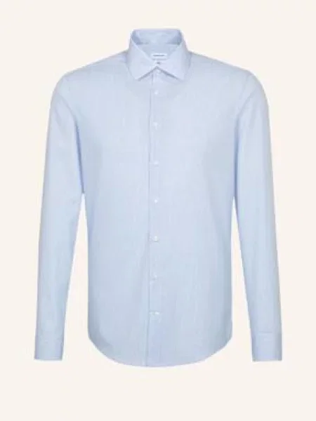 Seidensticker Koszula Biznesowa Slim Fit blau