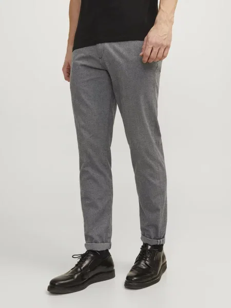 Jack & Jones Spodnie chino dla mężczyzn Mężczyźni szary