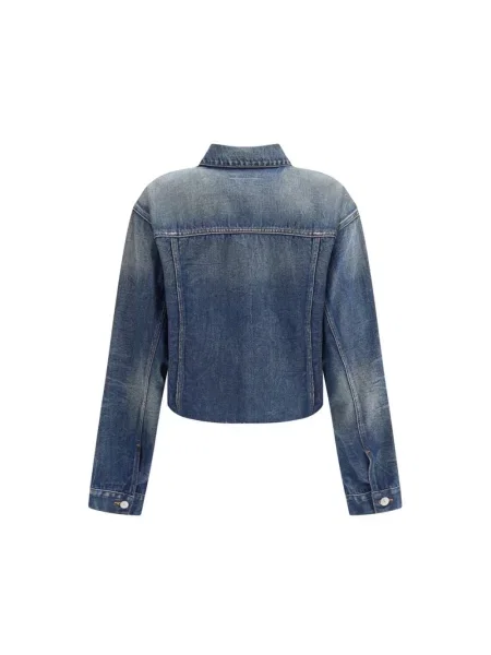 Kurtka jeansowa Mm6 Maison Margiela niebieska